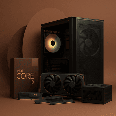 一台搭載Intel i5-14400處理器與RTX 5060顯示卡的電競主機