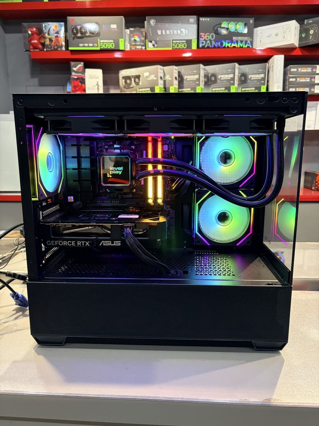 Levelplay 360 水冷頭無限鏡面特寫