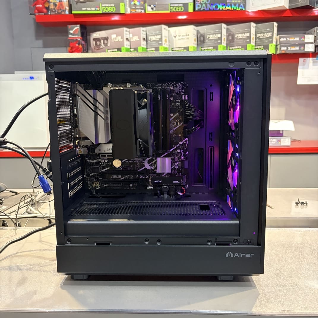 電腦內部配置 i5-14600K 無顯卡組裝 ASUS主機板