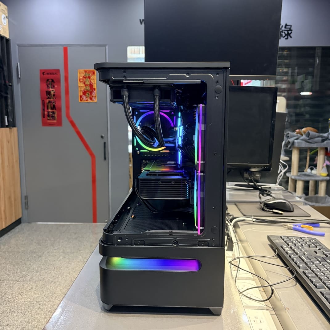 電腦背部理線 振華電源供應器 安裝 電腦維修細節