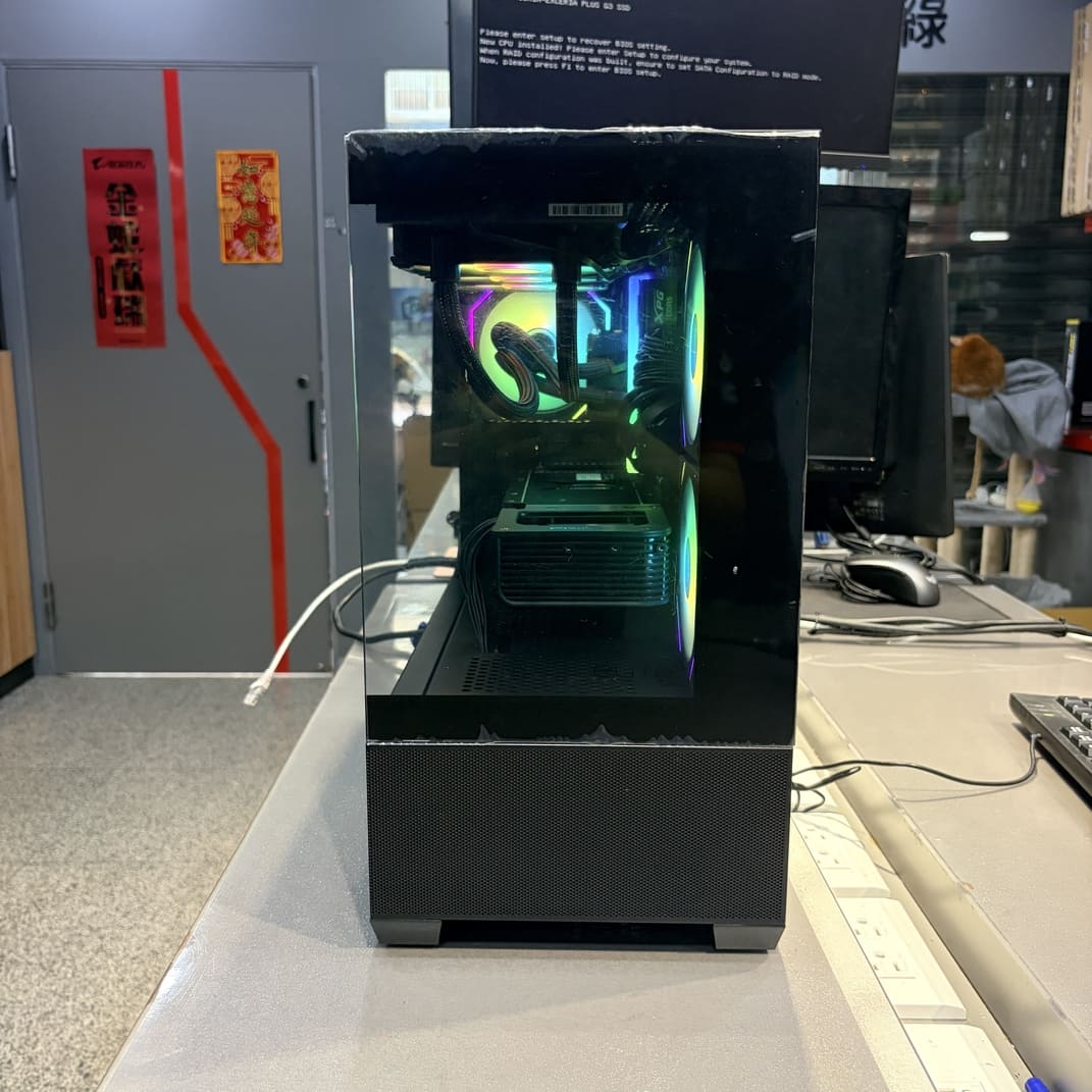 電腦菜單價格表 完工交機側面照