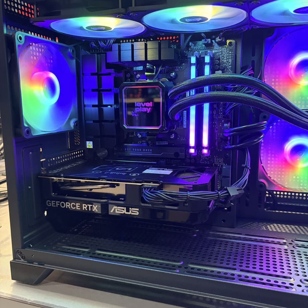 CPU水冷頭, Levelplay水冷, 金士頓DDR5記憶體, RGB燈光同步