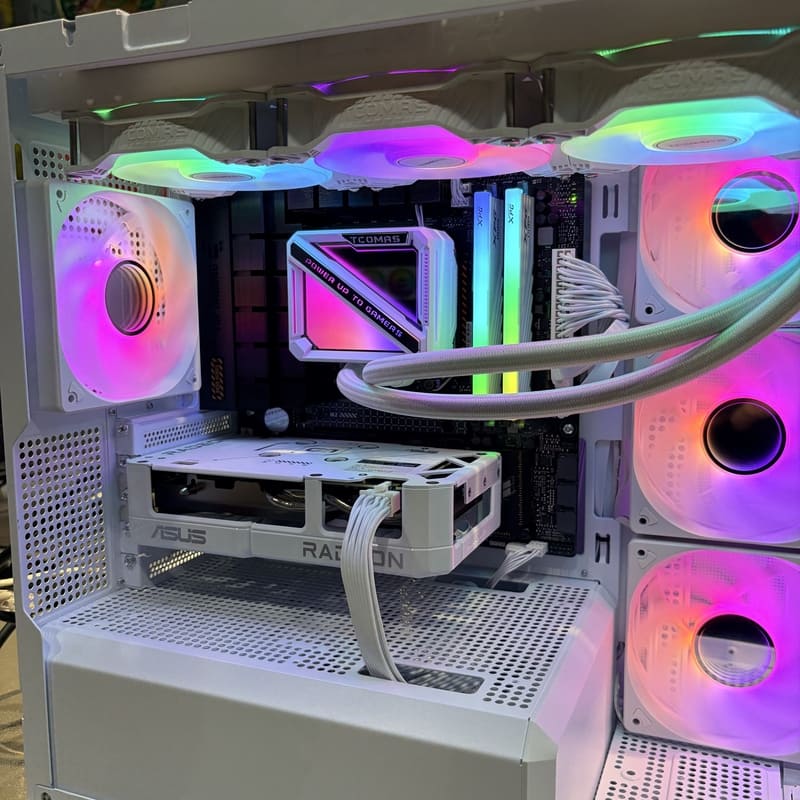 電腦主機升級 TCOMAS水冷頭與DDR5記憶體特寫