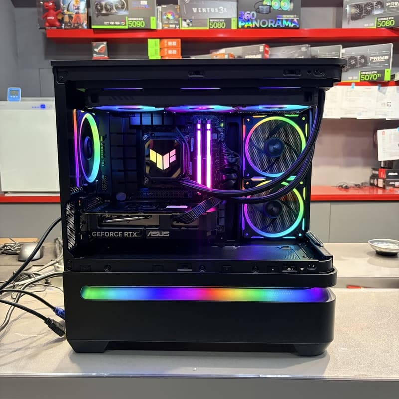 電腦開箱 完工照 DIY 散熱優化 內部全景