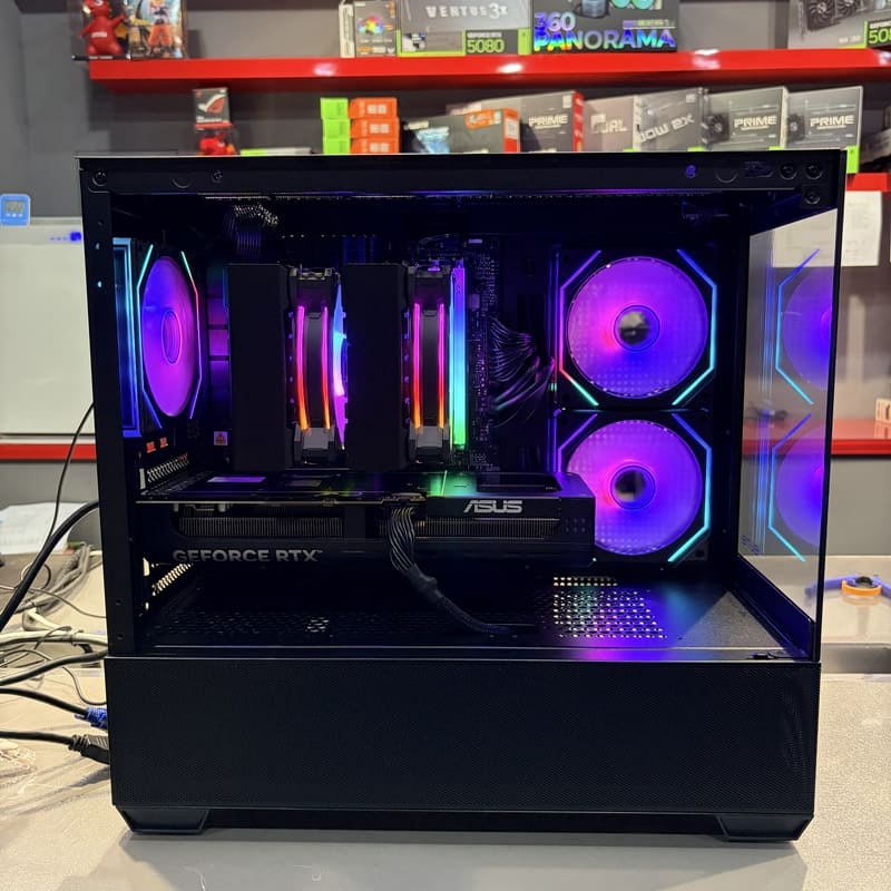 電腦開箱 完工照 DIY 散熱優化 側視角