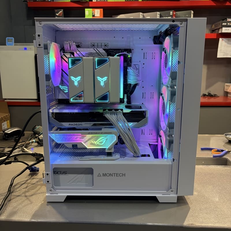 電腦開箱、完工照、DIY、散熱優化、雙塔散熱器