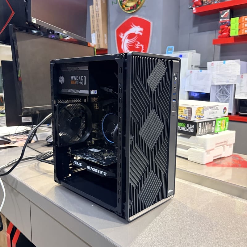 電腦開箱 完工照 側邊內部視角 DIY