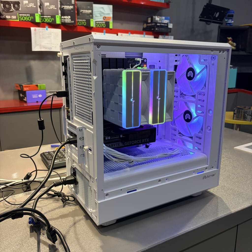 電腦開箱 完工照 DIY 散熱優化 後方走線