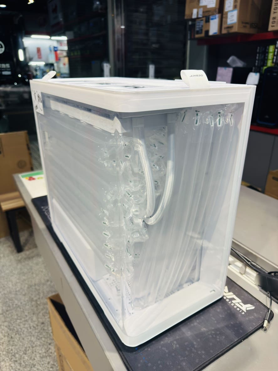 裝入原廠保麗龍示意圖