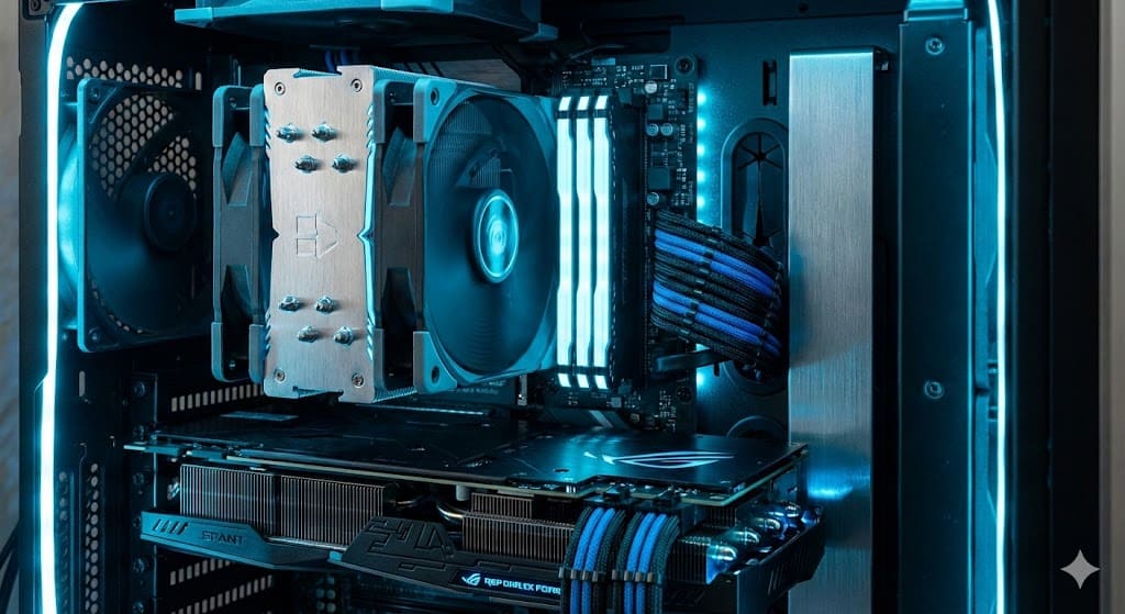 電腦開箱 組裝完工照 DIY 散熱優化 走線工整